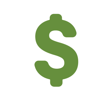 cost icon - green